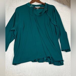 Liz Claiborne Teal Long Sleeve Top